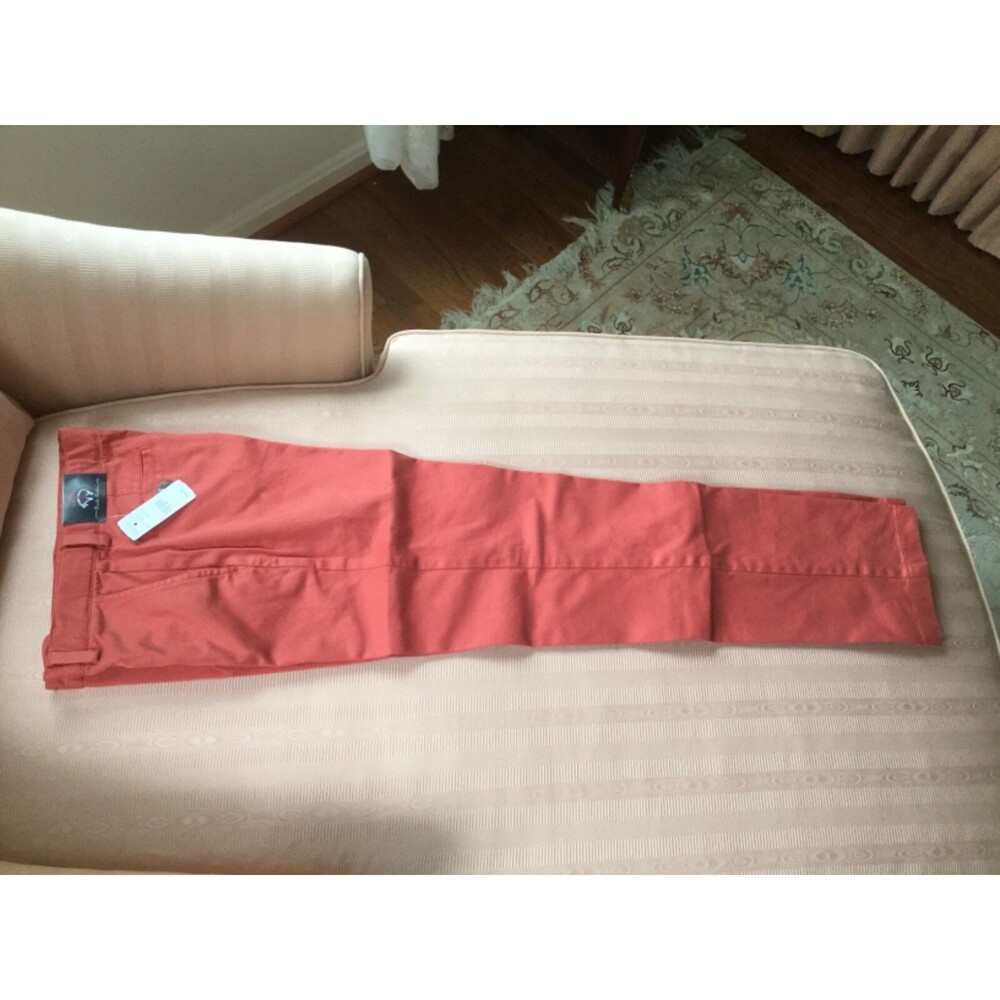 BrooksBrothers, Boys Strech Cotton Pants, Size 12, Dark Orange